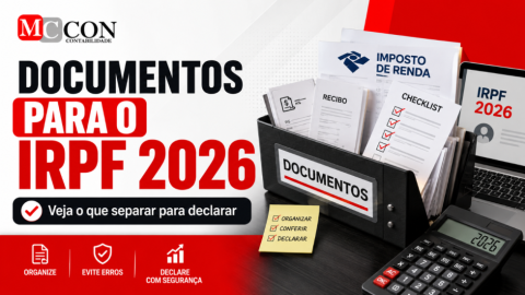 Documentos necessários para declarar o IRPF 2026